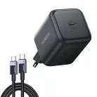 UGREEN X524 45W USB-C GaN Töltő Fekete + Kábel 1m