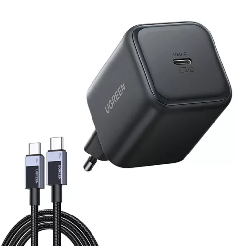 UGREEN X524 45W USB-C GaN Töltő Fekete + Kábel 1m