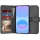 Techsuit - Diary fliptok - Samsung Galaxy A57 5G - Fekete tok