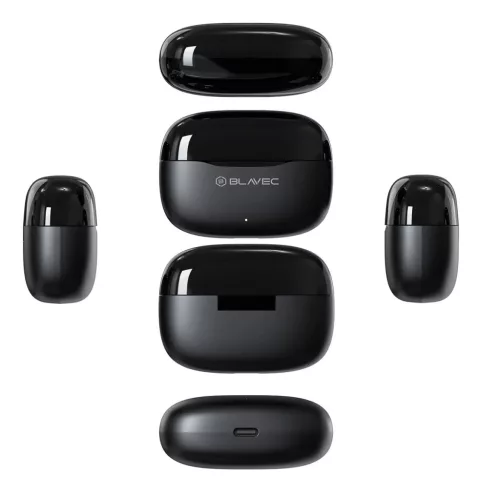 Blavec Bluetooth TWS Fülhallgató BW-08 Speak AI (BW08SA-B) fekete