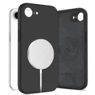 iPhone 16e / 17e Tech-protect Silicone Magsafe tok Fekete