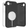 iPhone 16e / 17e Tech-protect Silicone Magsafe tok Fekete