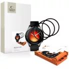 Xiaomi Watch 5 üvegfólia Tech-protect Easy Set Flex+ 3-pack fekete