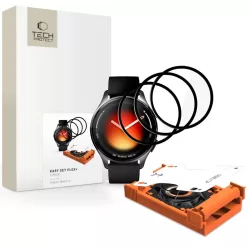   Xiaomi Watch 5 üvegfólia Tech-protect Easy Set Flex+ 3-pack fekete