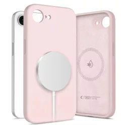   iPhone 16e / 17e Tech-protect Silicone MagSafe Rózsaszín Gyöngy tok