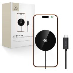   A50 Tech-protect Magnetic Magsafe Vezeték nélküli Töltő 25W Qi2.2 Fekete