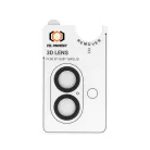 Tel Protect 3D kamera lencsevédő üvegfólia iPhone 16/16 Plus fekete (2 darabos lencse)