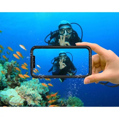 iPhone 11 Vízálló Shellbox DOT fekete tok