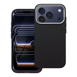 iPhone 17 AIR Kevlar tok MagSafe-kompatibilis fekete tok
