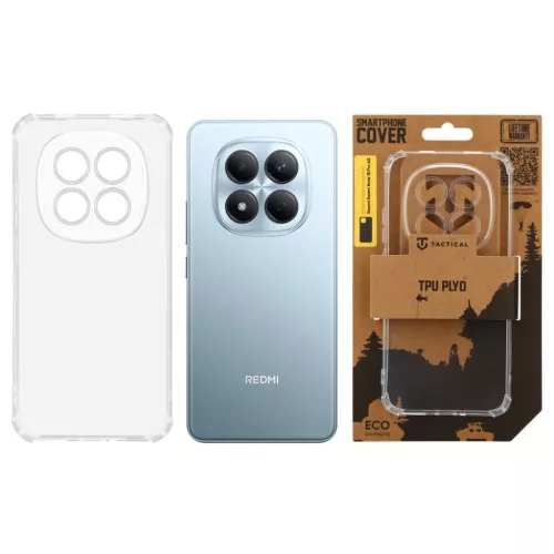 Tactical TPU Plyo tok Xiaomi Redmi Note 15 Pro 4G átlátszó