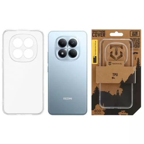 Taktikai TPU tok Xiaomi Redmi Note 15 Pro 4G átlátszó tok
