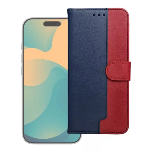 Samsung Galaxy S26 Ultra tok Split Book tok tengerészkék/piros
