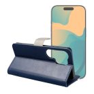 Samsung Galaxy S26 tok - Split könyv tok - tengerészkrém