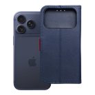 iPhone 17 Pro Max tok navy red Szétválasztott könyv tok