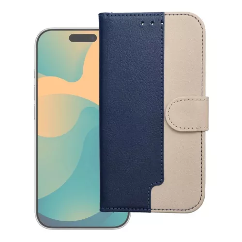 iPhone 17 Pro Split Book tok tengerészkék krém