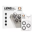 Edzett üveg Tel Protect 3D lencsevédő iPhone 15 Pro/15 Pro Max készülékhez áttetsző (3 darabos lencse) üvegfólia