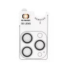 Edzett üveg Tel Protect 3D lencsevédő iPhone 15 Pro/15 Pro Max készülékhez áttetsző (3 darabos lencse) üvegfólia