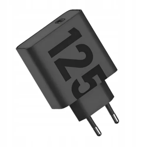 Motorola eredeti Type-C 125W MC-1259 fekete hálózati USB-C töltő adapter