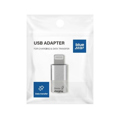 USB Type-C - Lightning adapter Blue Star fehér