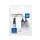 AUX 2 az 1-ben Type-C (apa) – Type-C (anya) / Type-C (anya) adapter Blue Star fekete [DAC] – max. 25 W töltés