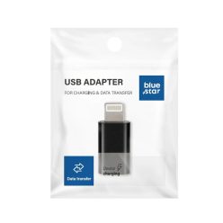   Lightning - USB Type-C átalakító adapter Blue Star - fekete