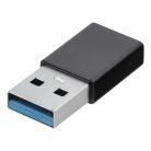 USB Type-C - USB-A 3.0 adapter Blue Star - fekete