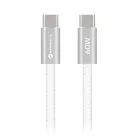 USB-C – USB-C kábel Forcell F-Energy QC4.0 PD 3A 60W Cafule Color 1,2 m ACYH23 fehér