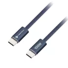 Forcell F-Energy QC4.0 PD 5A 100W Cafule Color USB-C - USB-C kábel 1,2 m ACYH23 sötétkék