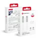 Forcell F-Energy QC4.0 PD 5A 100W Cafule Flat USB-C - USB-C kábel 1,2 m CCFN23 fehér
