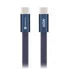 Forcell F-Energy QC4.0 PD 3A 60W Cafule Flat USB-C - USB-C kábel 1,2 m CCFN23 sötétkék