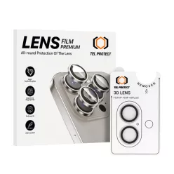  Tel Protect 3D Kamera lencsevédő üvegfólia iPhone 16/16 Plus átlátszó (2 db lencse),
