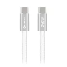 Forcell F-Energy QC4.0 PD 5A 240W Cafule Flat USB-C - USB-C kábel 1,2 m CCFN23 fehér