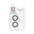 Tel Protect 3D Kamera lencsevédő üvegfólia iPhone 16/16 Plus átlátszó (2 db lencse),