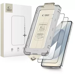   Samsung Galaxy S26 Tech-Protect Quick Set+ 2 darabos fekete üvegfólia