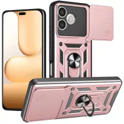 Honor 600 Lite Rózsaarany Techsuit CamShield sorozat tok