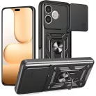 Honor 600 Lite Fekete Techsuit CamShield Sorozat tok