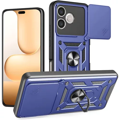 Honor 600 Lite Kék Techsuit CamShield sorozat tok