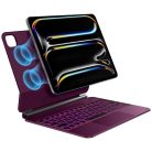 Apple iPad Pro 11 (2024/2025) Typecase Edge billentyűzetes tok - Málnaszínű tok