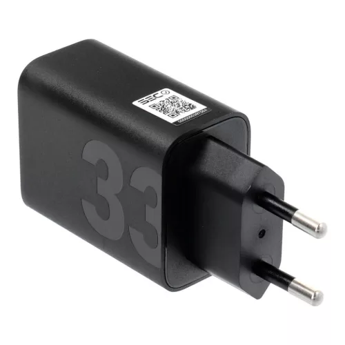 Motorola eredeti USB-A hálózati töltő adapter 33W MC339 fekete