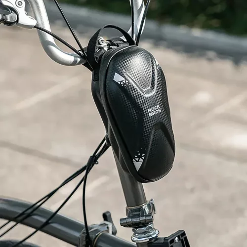 Rockbros bag 3011006301 kormányra szerelhető bicikli vagy roller táska 1.3 l - fekete