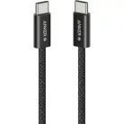 Anker Zolo USB-C - USB-C Kábel, 240W, 1m, Fekete