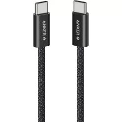 Anker Zolo USB-C - USB-C Kábel, 240W, 1m, Fekete