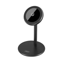   XO DESIGN CX007 vezeték nélküli töltőállomás, 15W, 1.67A, Fekete