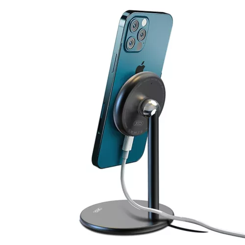XO DESIGN CX007 vezeték nélküli töltőállomás, 15W, 1.67A, Fekete
