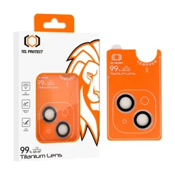   Tempered glass Tel Protect Titanium Lens 99% AR kamera üvegfólia iPhone 14/14 Plus átlátszó (2 db lencse) üvegfólia