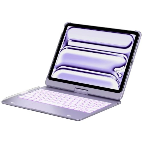 Apple iPad Pro 11 2024-2025 Typecase Flexbook Touch billentyűzetes tok világos lila