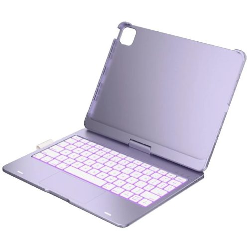 Apple iPad Pro 11 2024-2025 Typecase Flexbook Touch billentyűzetes tok világos lila