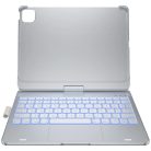 Apple iPad Pro 11" M4 2024 / M5 2025 Typecase Flexbook Touch billentyűzetes tok ezüst