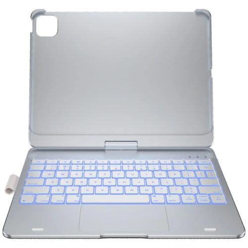 Apple iPad Pro 11" M4 2024 / M5 2025 Typecase Flexbook Touch billentyűzetes tok ezüst