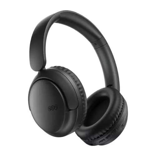 QCY H2S Lite fekete vezeték nélküli Bluetooth fejhallgató